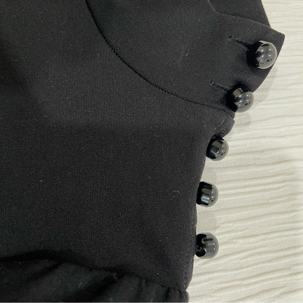 NWT KATE SPADE DRESS BLACK DRESS - Picture 3 of 7